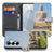 Samsung Galaxy S26 Book Case Boeddha vooraanzicht met serene gouden blauwe Boeddha illustratie.