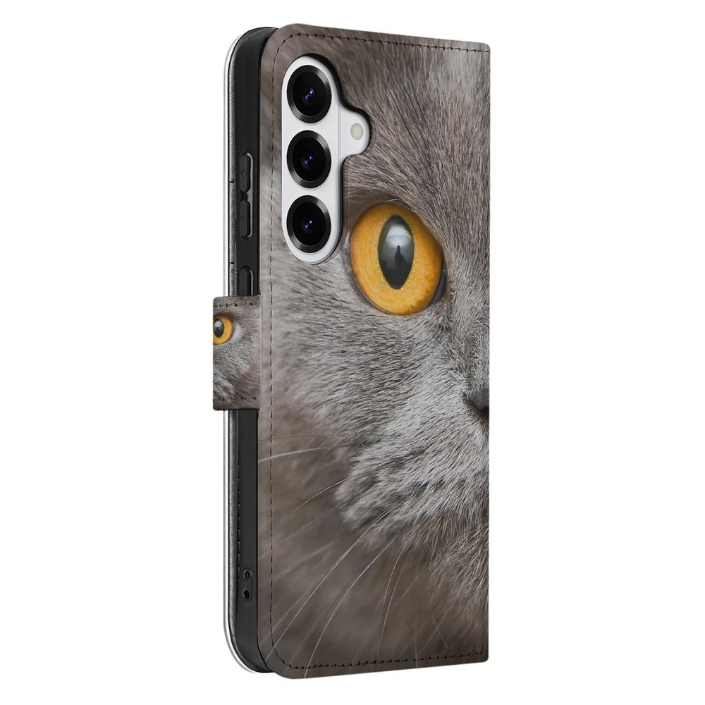 Samsung Galaxy S26 Book Case Britse Korthaar detailweergave.