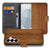 Samsung Galaxy S26 Bookcase Hoesje Donker Hout boekcase donker hout aanzicht.