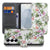Samsung Galaxy S26 Telefoonhoesje Flamingo Palms folio overzicht met flamingo- en palmprint en kaartenhouder.