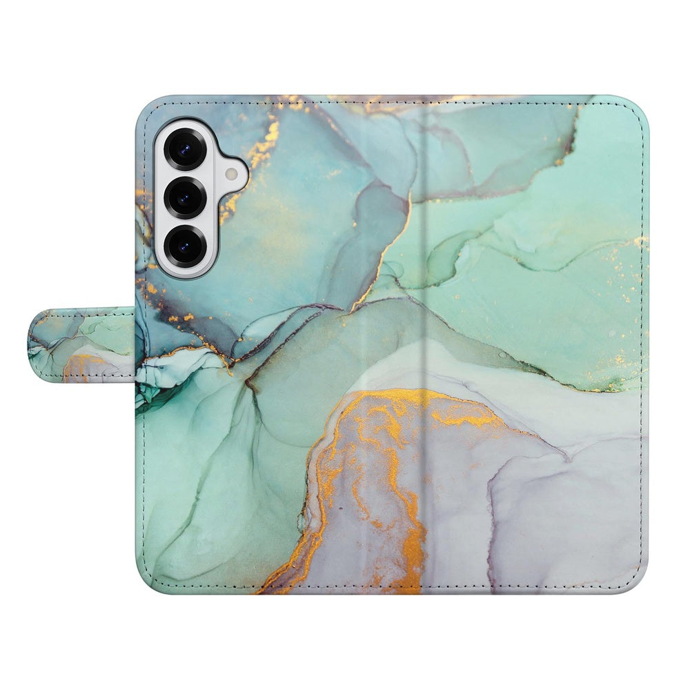 Samsung Galaxy S26 Bookcase Hoesje Watercolor Mix Watercolor print design vooraanzicht.