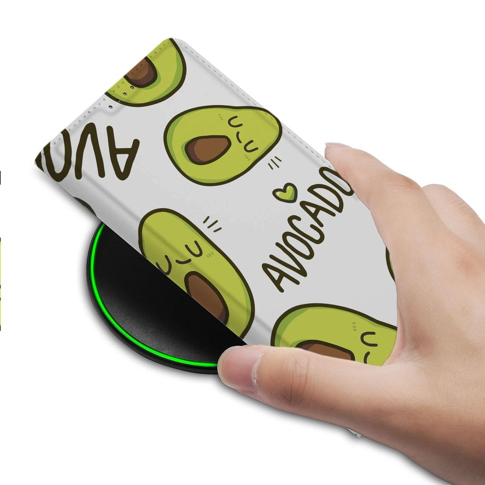 Samsung Galaxy S26 Flip Style Cover Avocado Singing detail.