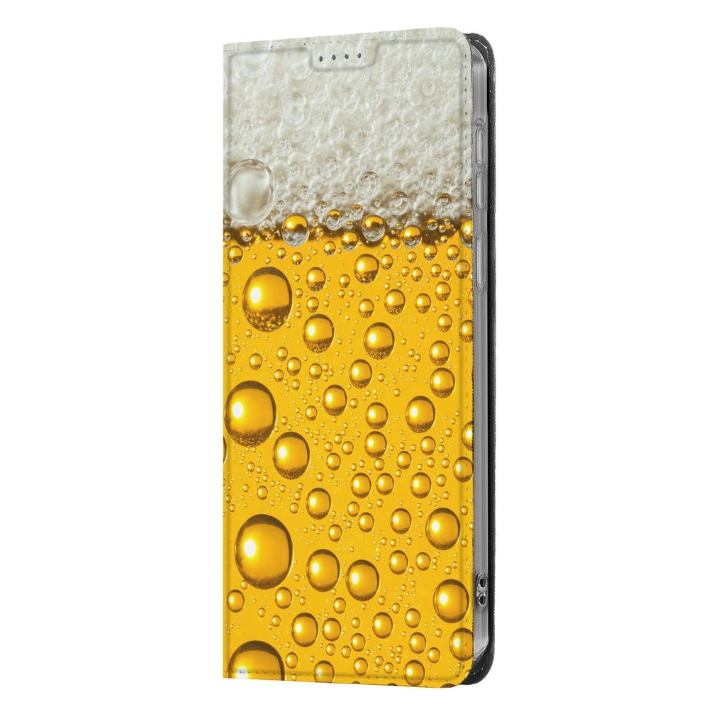 Samsung Galaxy S26 Bookcase Bier Flip Style Cover Bier Vooraanzicht.