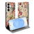 Samsung Galaxy S26 Flip Style Hoesje Bloemen Vooraanzicht.