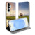 Samsung Galaxy S26 Koe Book Cover Koe zonsondergang Vooraanzicht.