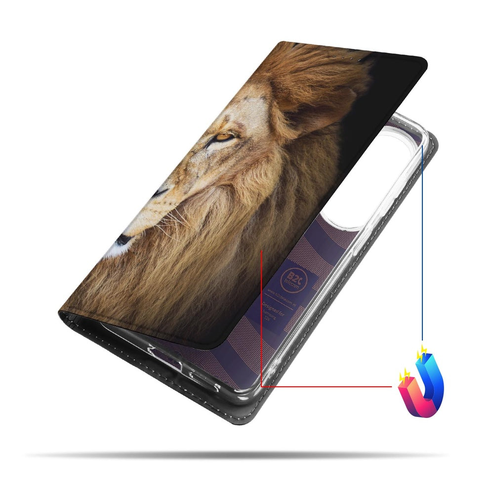 Samsung Galaxy S26 Telefoonhoesje Leeuw Aanzicht.