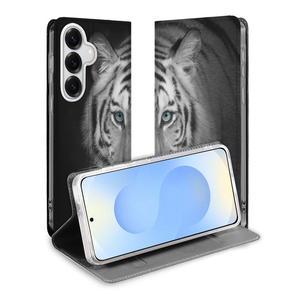 Samsung Galaxy S26 Bookcase Tijger Vooraanzicht.