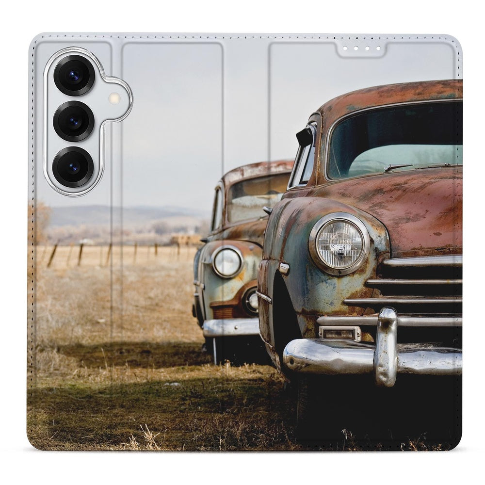 Samsung Galaxy S26 Book Case Vintage Auto Vintage Auto detail.