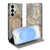 Samsung Galaxy S26 Book Cover Vintage Bird Flowers Vooraanzicht.