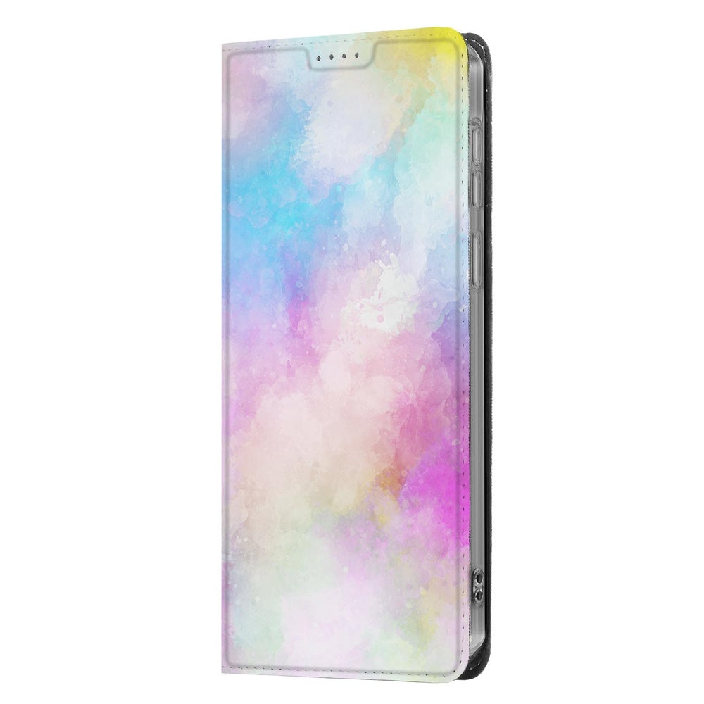 Samsung Galaxy S26 Book Case Watercolor Light Boekhoes Watercolor Light Vooraanzicht.