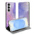 Samsung Galaxy S26 Bookcase Watercolor Paars Vooraanzicht.