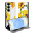 Samsung Galaxy S26 Book Case Zonnebloemen zijkant vooraanzicht met zonnebloemenprint.