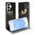 Samsung Galaxy S26 Book Case Zwarte Kat boek hoes met zwart kattenoog design vooraanzicht.