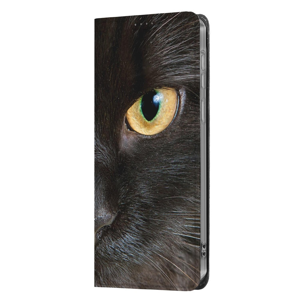 Samsung Galaxy S26 Book Case Zwarte Kat Book Case Zwarte Kat vooraanzicht.