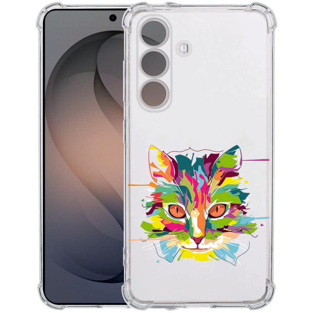 Samsung Galaxy S26 TPU Back Cover Cat Color Shockproof