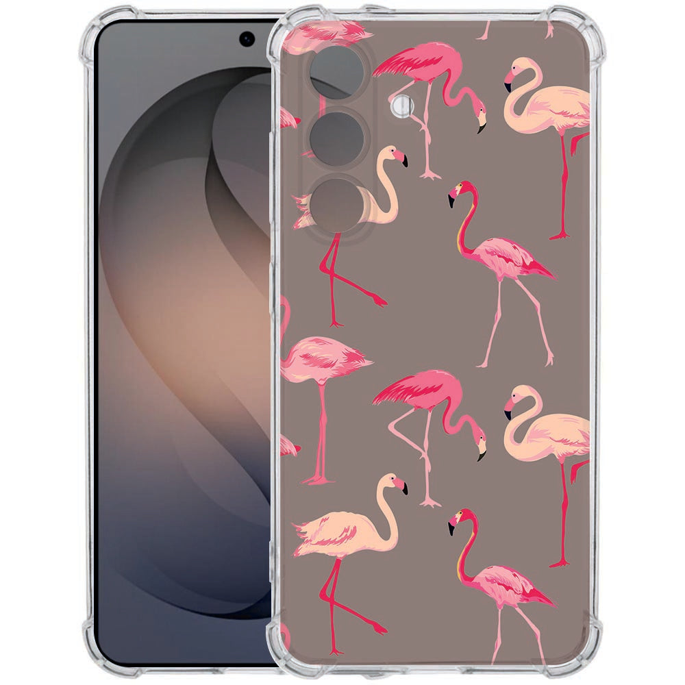 Samsung Galaxy S26 TPU Back Cover Flamingo Schokbestendig