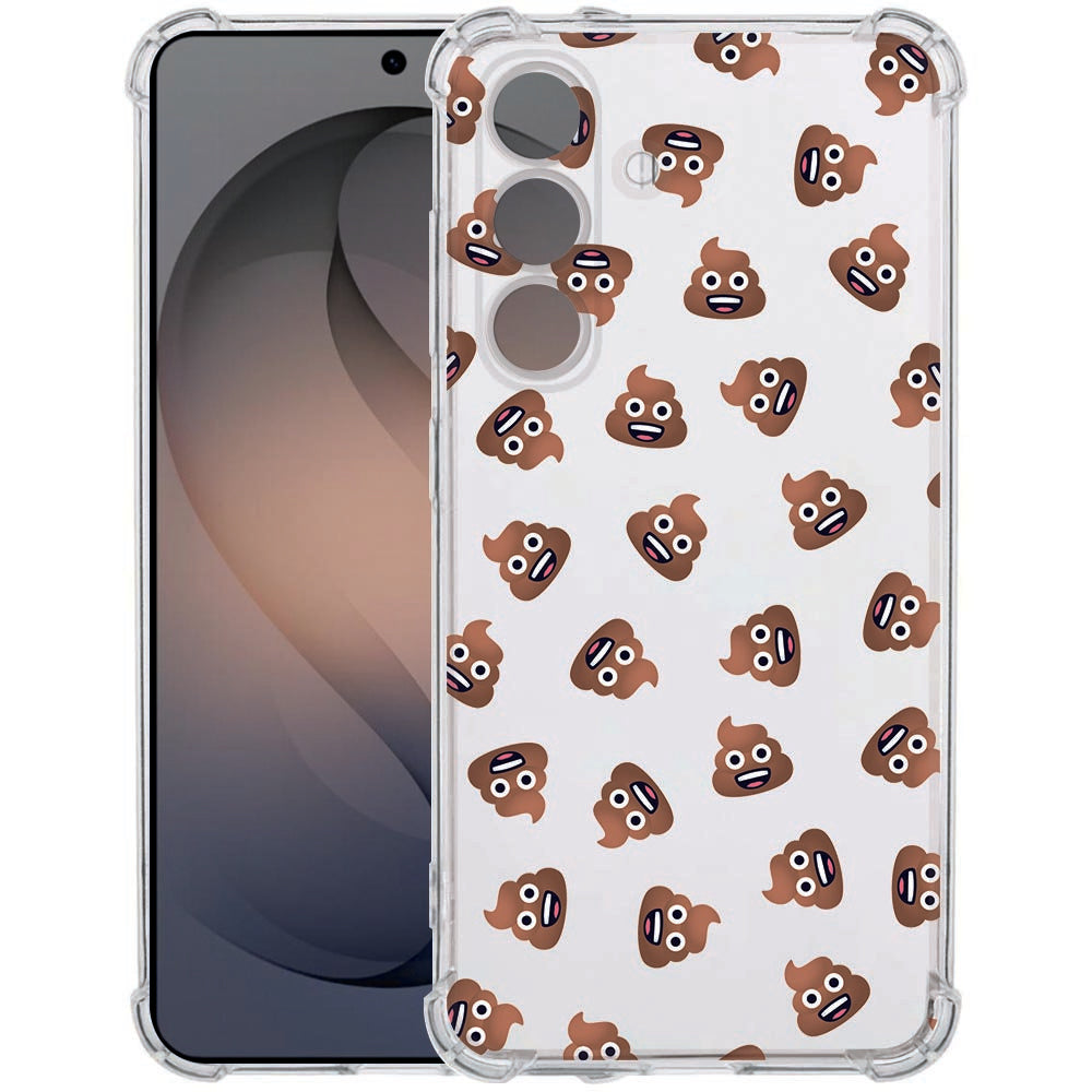 Backcover Hoesje Samsung Galaxy S26 Poep Emojis Shockproof