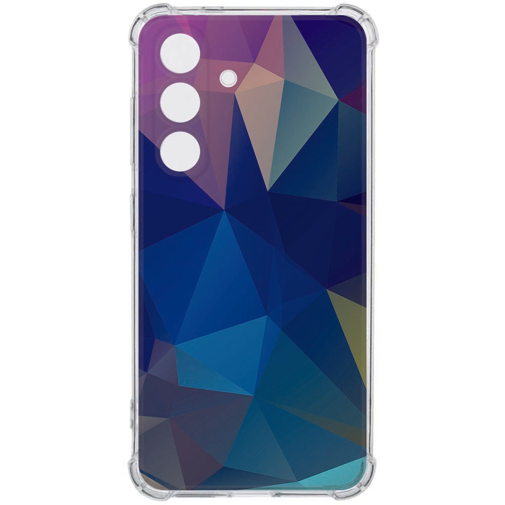 Softcase Samsung Galaxy S26 Polygon Dark Schokbestendig
