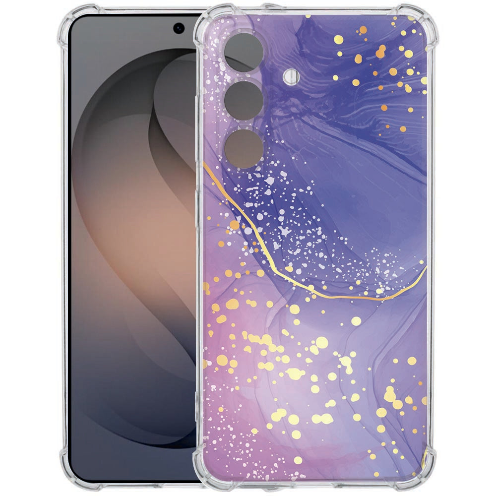 Softcase Samsung Galaxy S26 Watercolor Paars Shockproof
