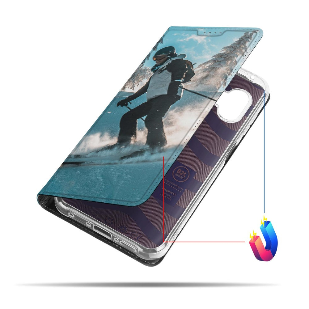 Samsung Galaxy Xcover 7 Pro Stand Case Maken met Foto design naam aanzicht
