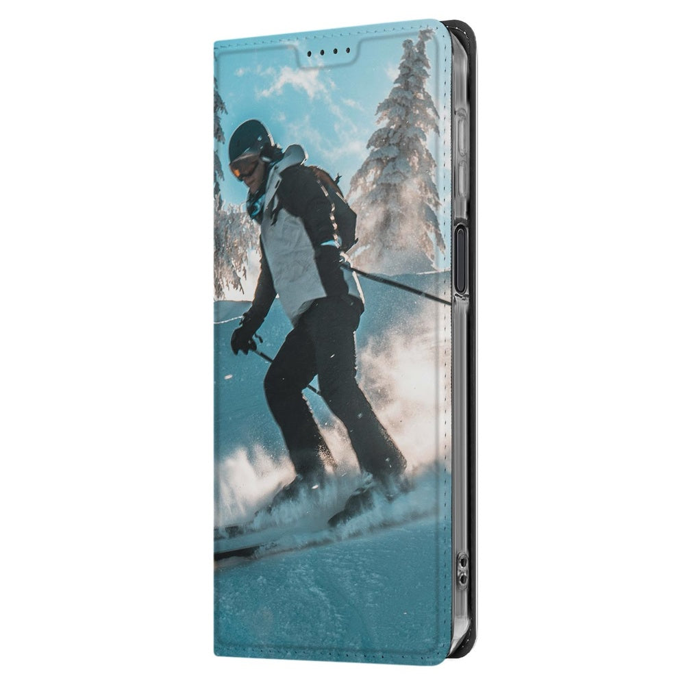 Samsung Galaxy Xcover 7 Pro Stand Case Maken met Foto Robuust Persoonlijk Skiër Wintersport Zicht