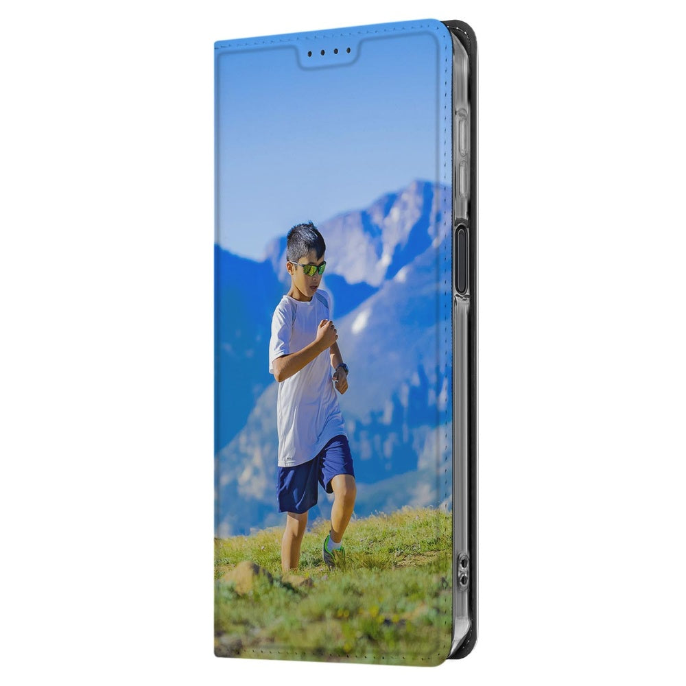 Samsung Galaxy Xcover 7 Pro Stand Case Maken met Foto design jongen hardlopen aanzicht
