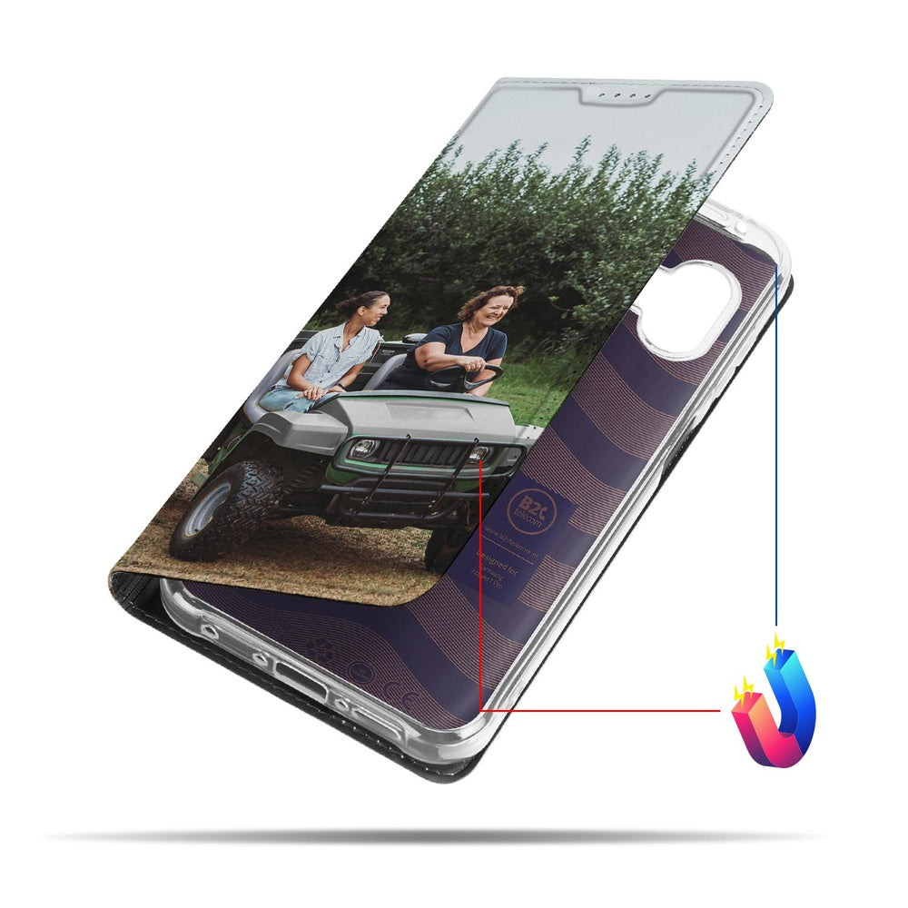 Samsung Galaxy Xcover 7 Pro Stand Case Maken met Foto Robuust Persoonlijk aanzicht
