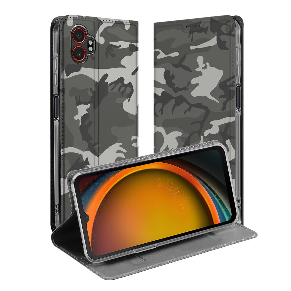 Samsung Galaxy Xcover 7 Pro Telefoonhoesje Army Light telefoonhoesje army light camouflage design stand case