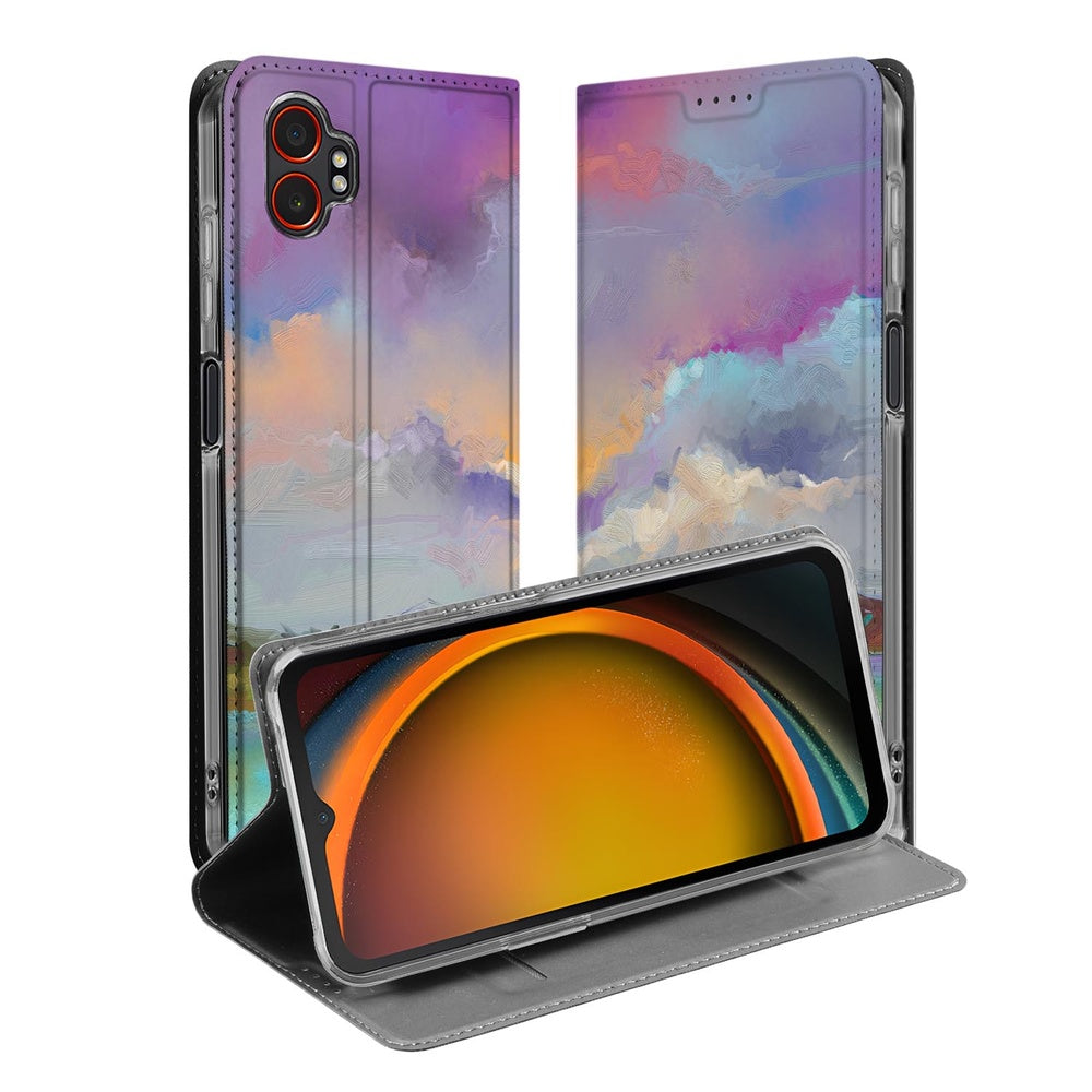 Samsung Galaxy Xcover 7 Pro Bookcase Boat kleurrijk ontwerp aanzicht