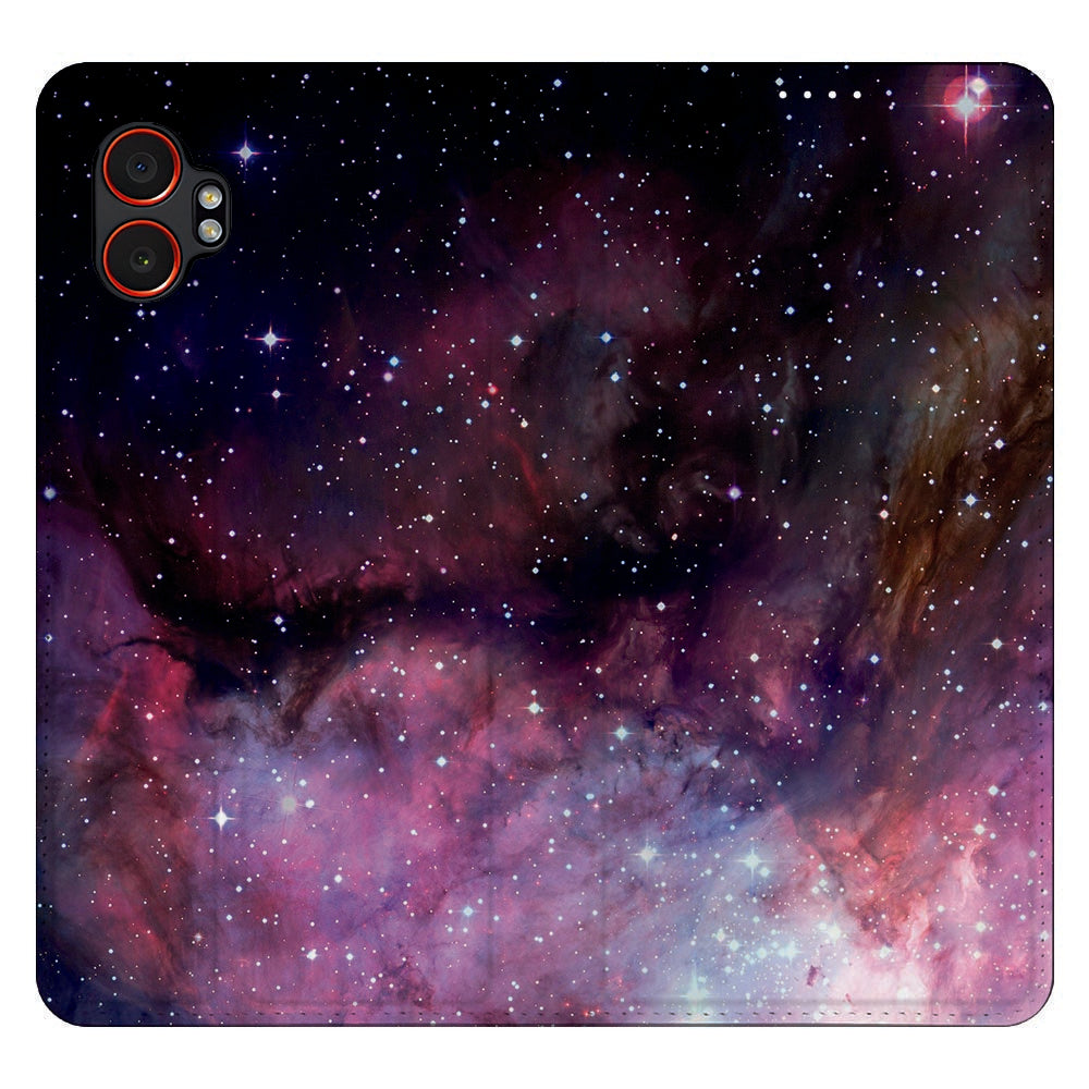 Samsung Galaxy Xcover 7 Pro Bookcase Galaxy designnaam ruimte patroon