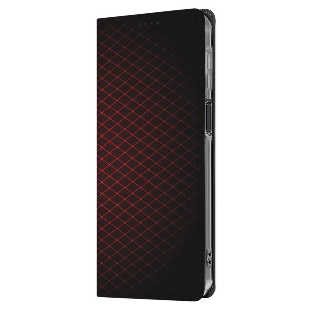 Samsung Galaxy Xcover 7 Pro Telefoonhoesje Geruit Rood aanzicht