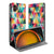 Bookcase Samsung Galaxy Xcover 7 Pro Geruit design kleurrijk ruitjespatroon aanzicht