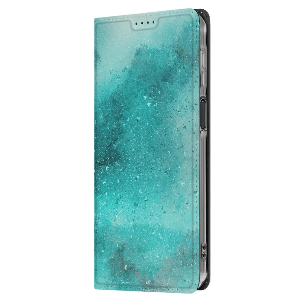 Samsung Galaxy Xcover 7 Pro Telefoonhoesje met magneet Painting Blue voorkant