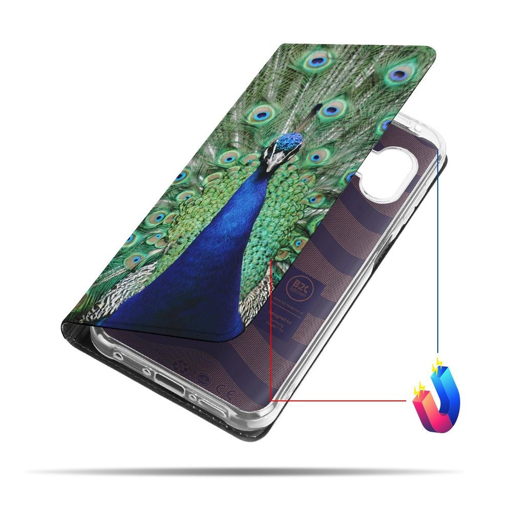 Samsung Galaxy Xcover 7 Pro Book Case Pauw pauwpatroon aanzicht