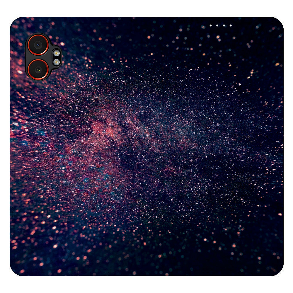 Flip Style Cover Samsung Galaxy Xcover 7 Pro Stars ruimte sterren ontwerp