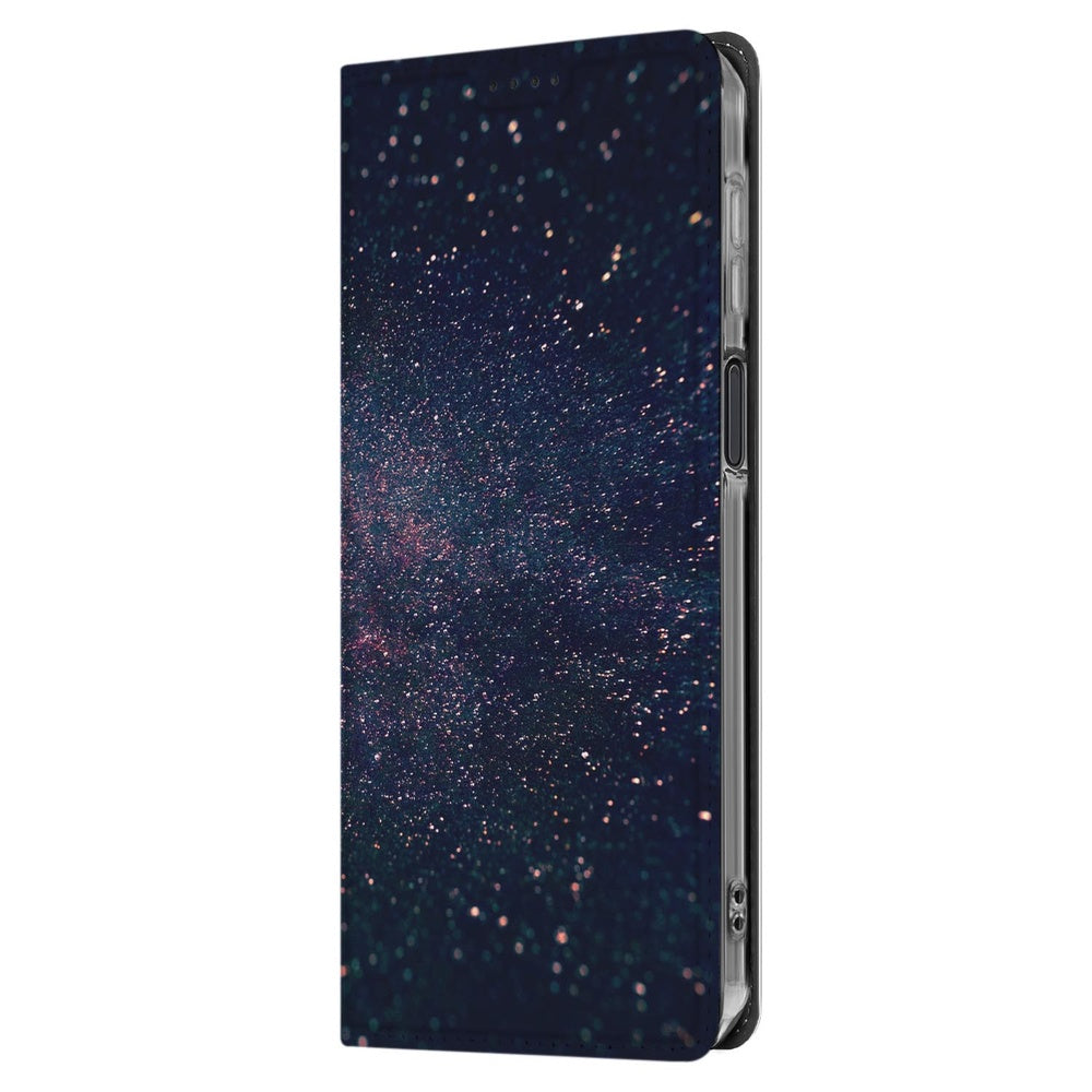 Flip Style Cover Samsung Galaxy Xcover 7 Pro Stars flip hoesje design sterren nachthemel aanzicht