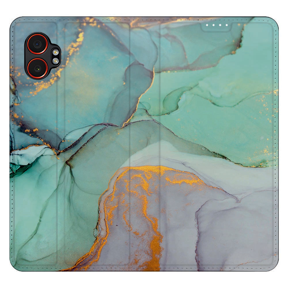 Samsung Galaxy Xcover 7 Pro Book Case Watercolor Mix design Watercolor aanzicht