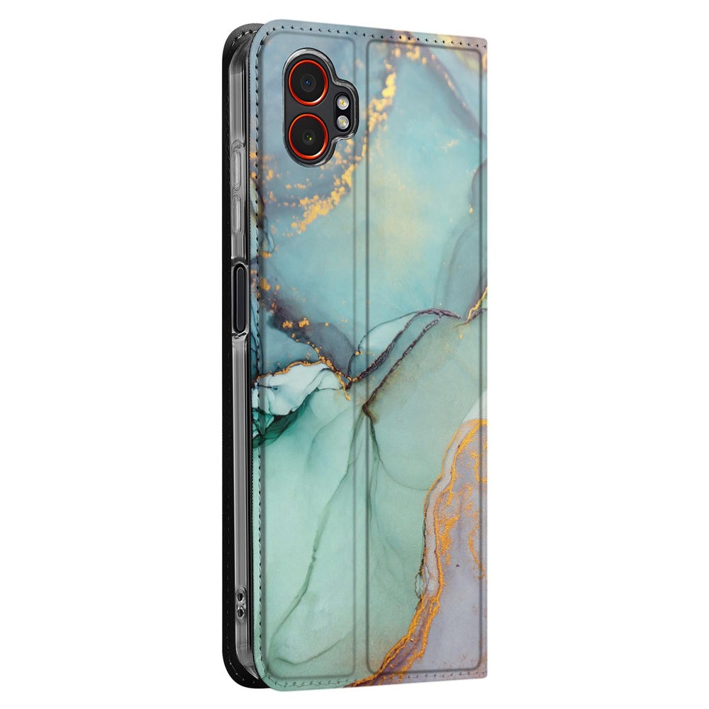Samsung Galaxy Xcover 7 Pro Book Case Watercolor Mix design watercolor aanzicht