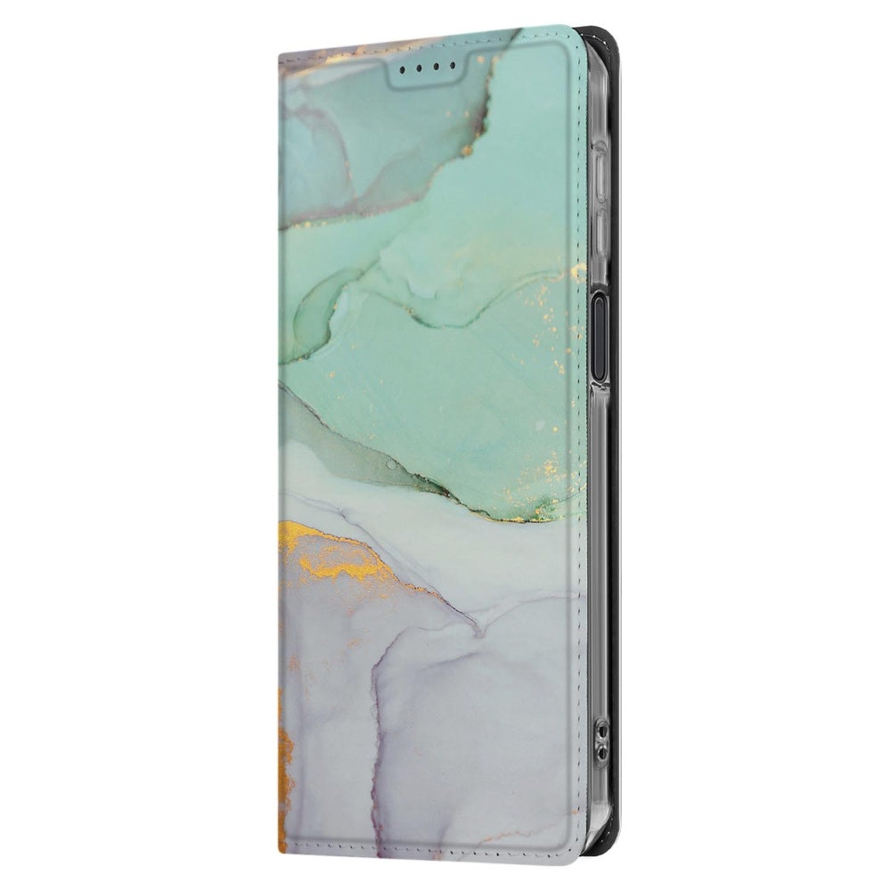 Samsung Galaxy Xcover 7 Pro Book Case Watercolor Mix design aqua uiterlijk