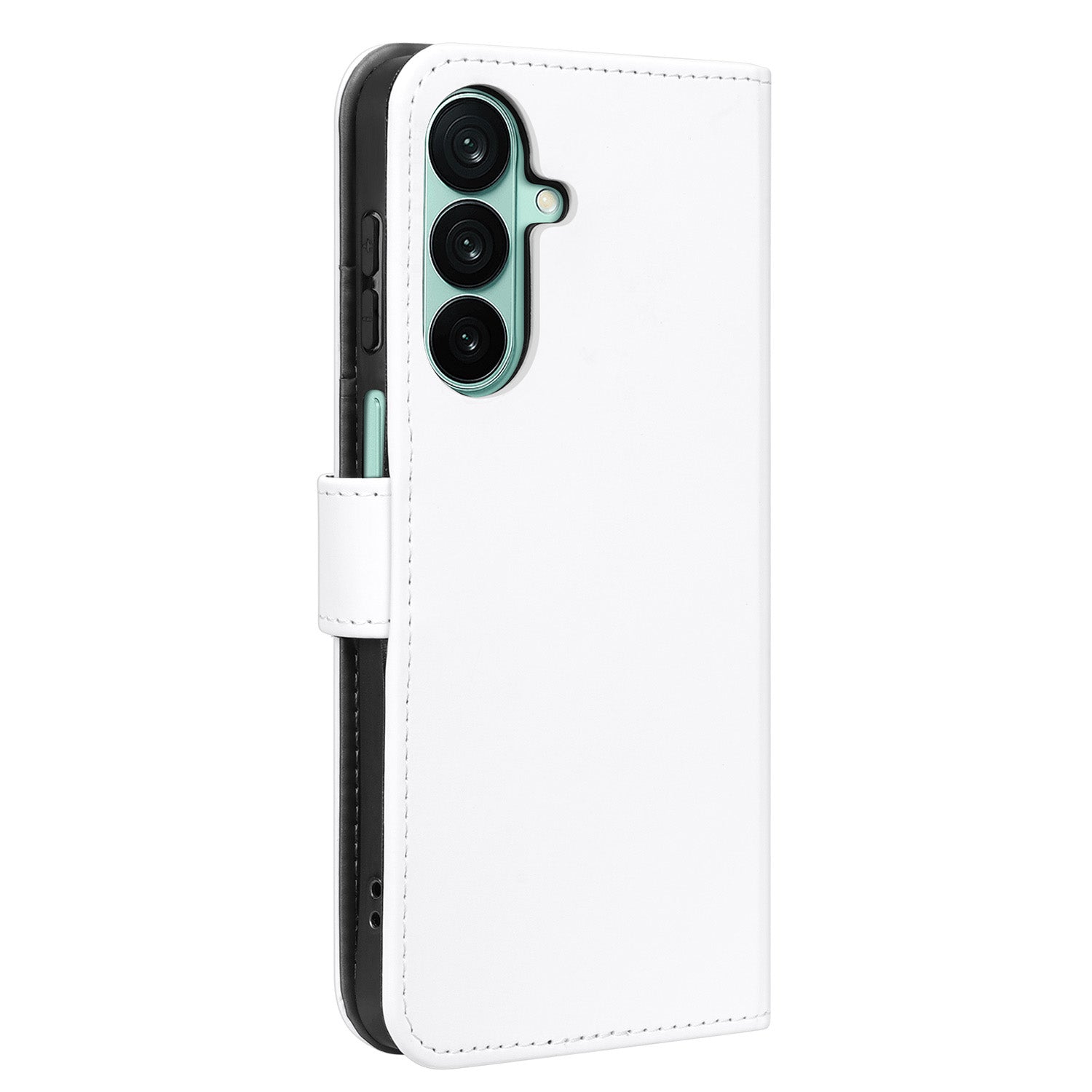 Samsung Galaxy A27 bookcase hoesje wit met pasjeshouder en magneetsluiting-achterzijde