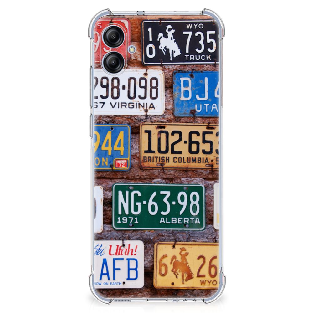 Samsung Galaxy A04e Anti-shock Hoesje met foto Kentekenplaten B2C Telecom