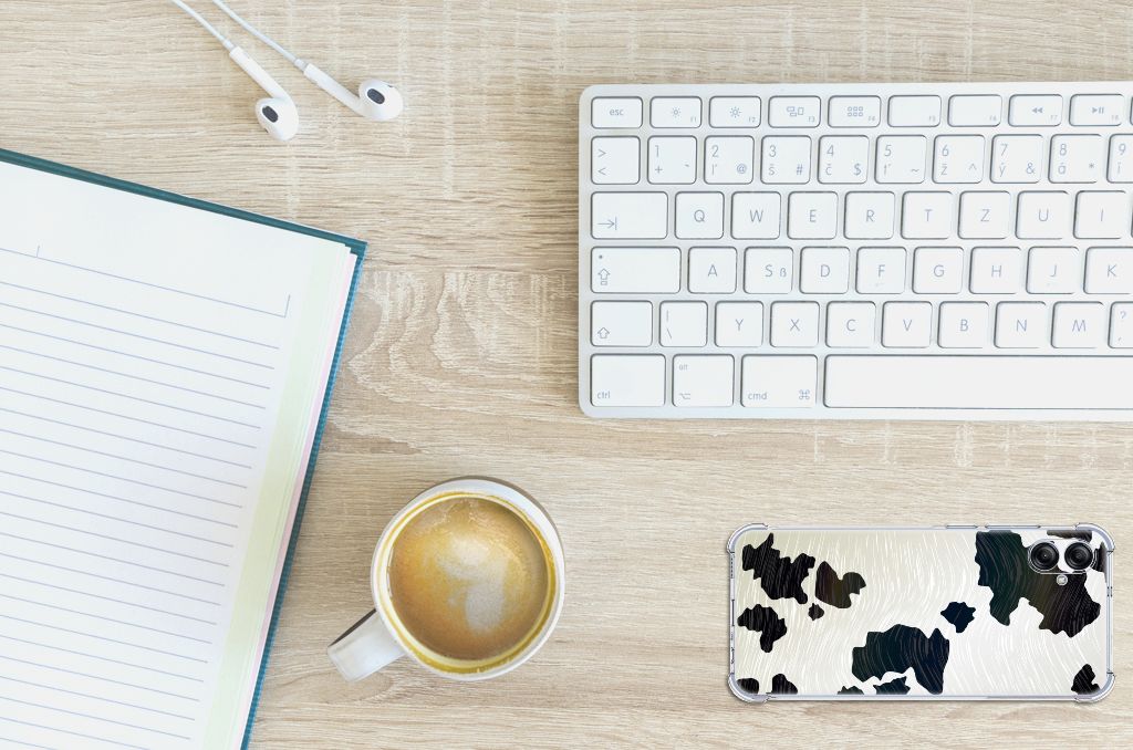 Samsung Galaxy A04e Case Anti-shock Koeienvlekken B2C Telecom