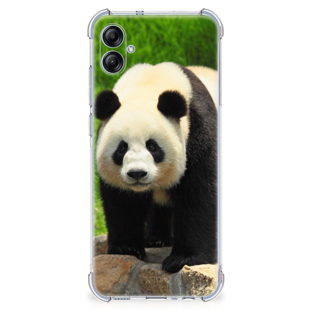 Samsung Galaxy A04e Case Anti-shock Panda panda design voorkant