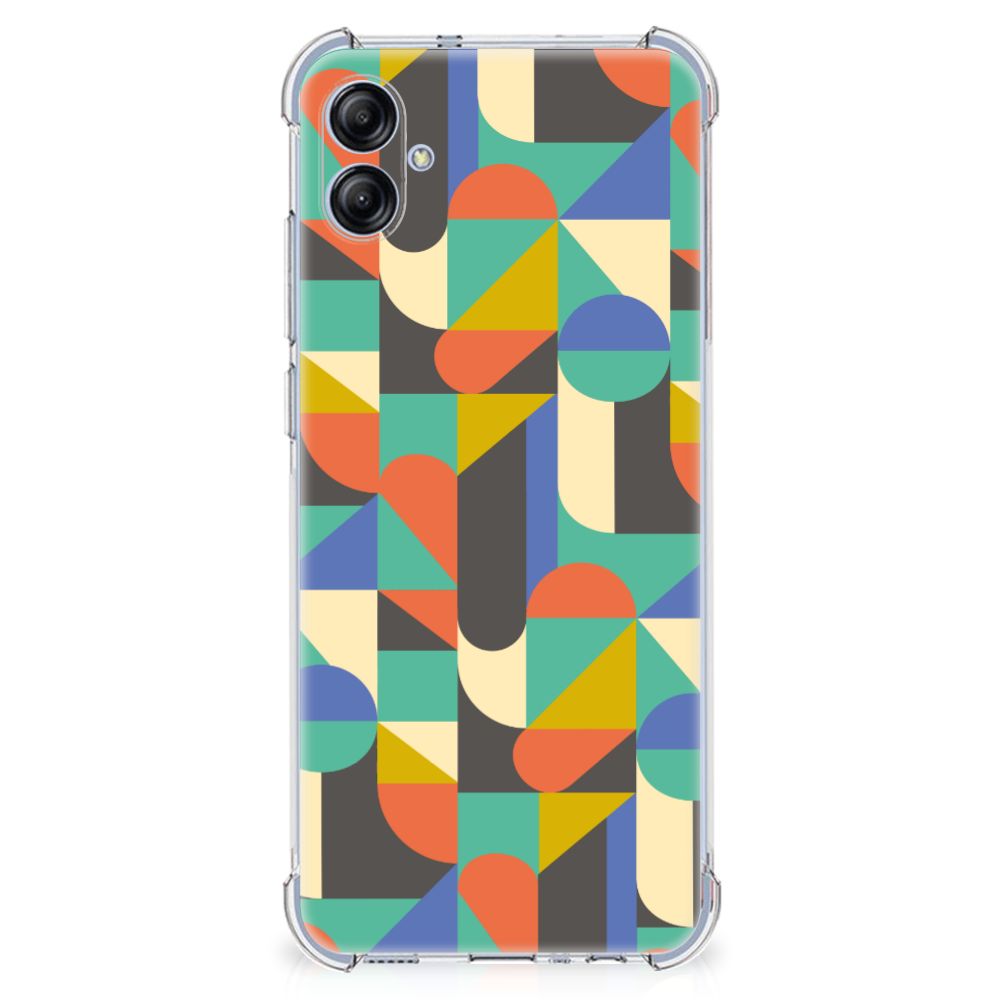 Samsung Galaxy A04e Doorzichtige Silicone Hoesje Funky Retro B2C Telecom