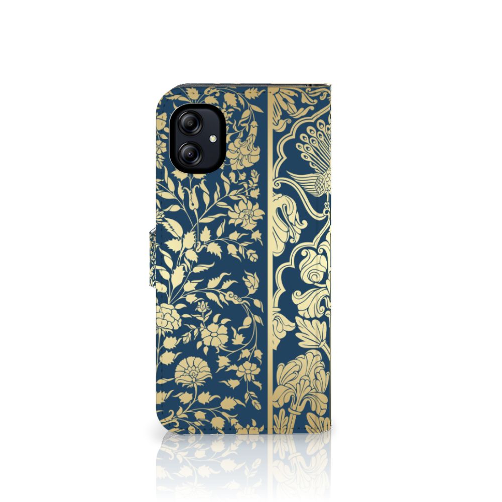 Samsung Galaxy A04e Hoesje Beige Flowers design Beige Flowers aanzicht