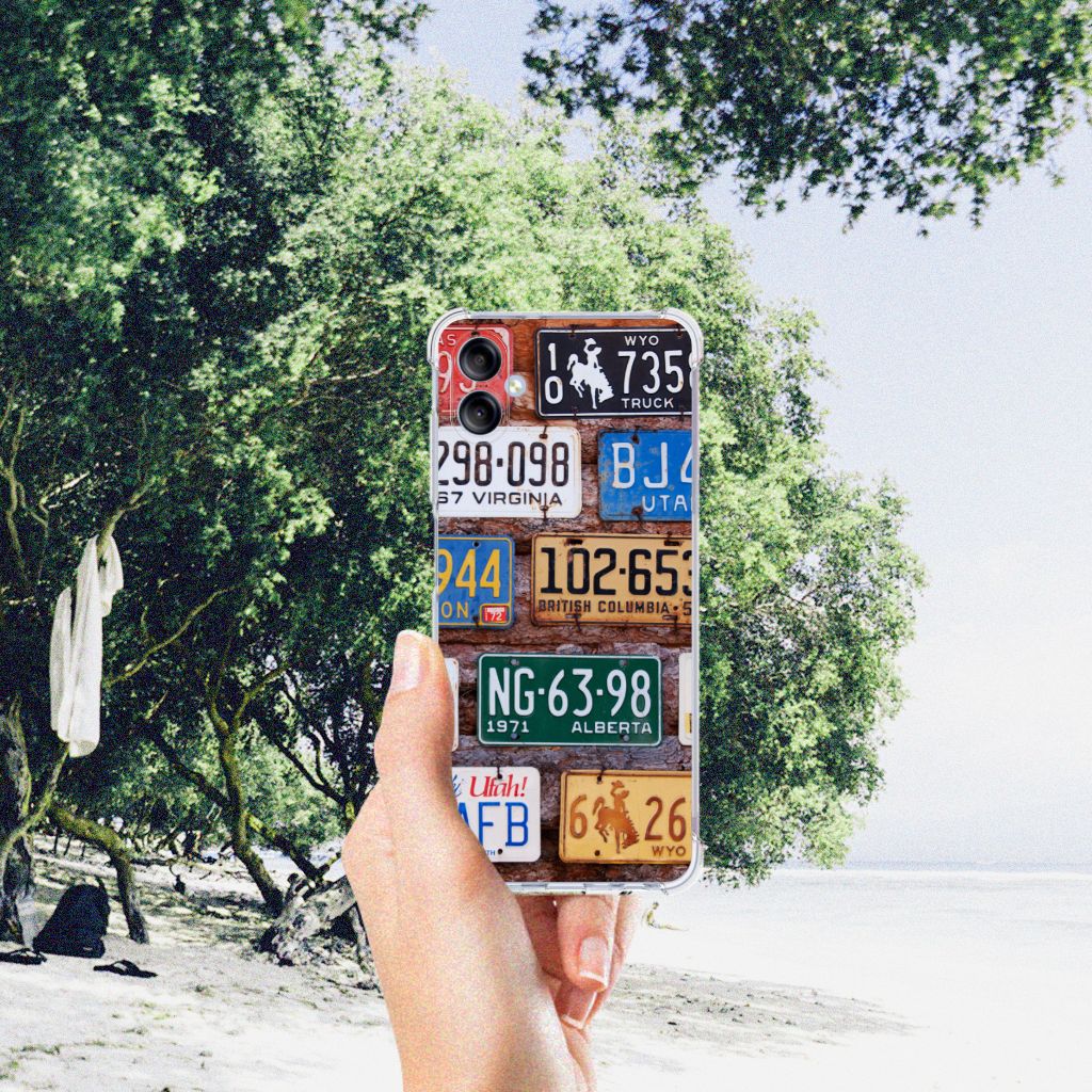 Samsung Galaxy A05 Anti-shock Hoesje met foto Kentekenplaten B2C Telecom