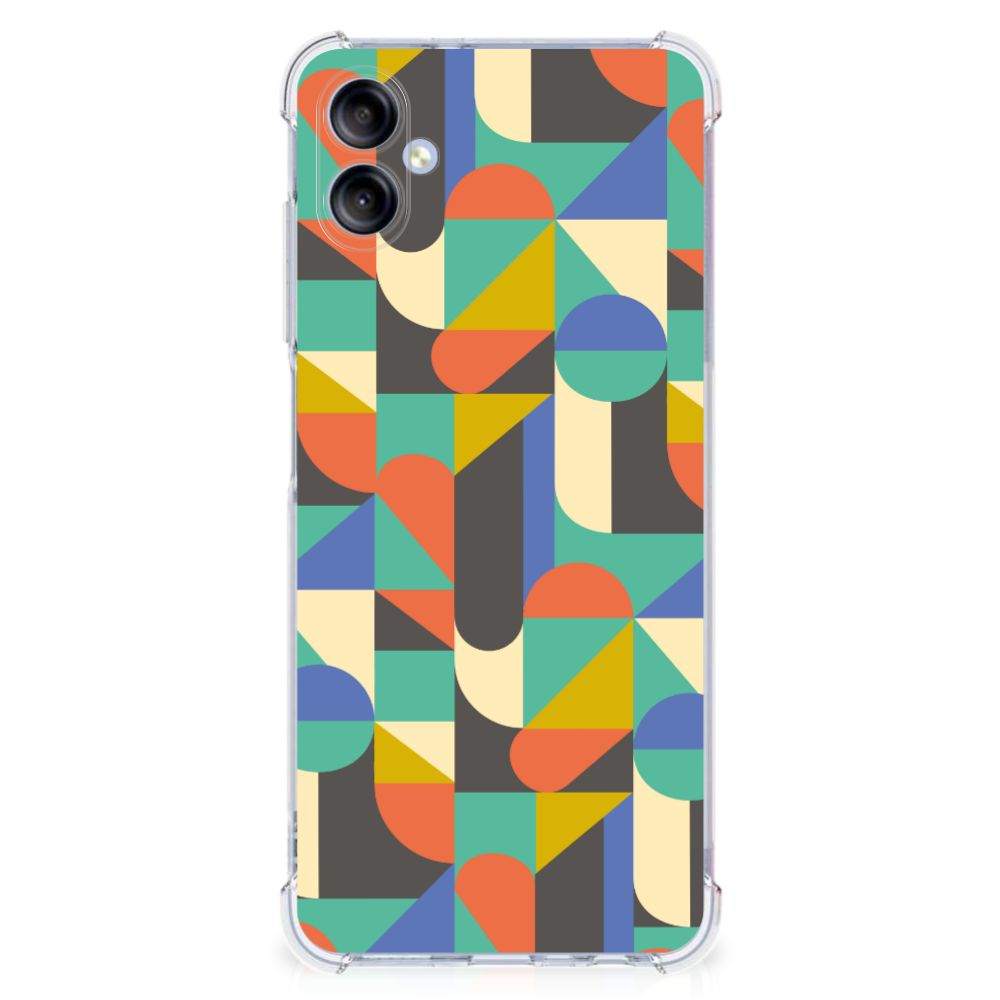 Samsung Galaxy A05 Doorzichtige Silicone Hoesje Funky Retro B2C Telecom