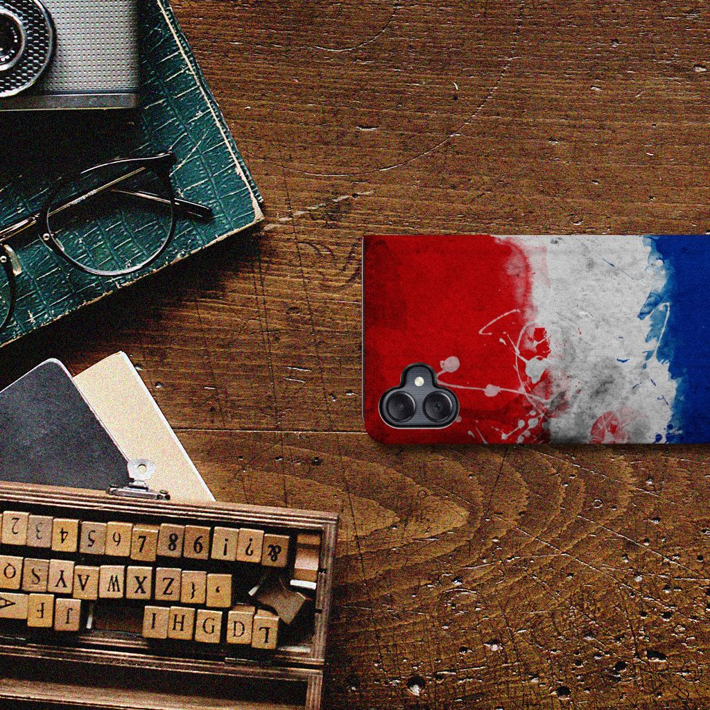 Samsung Galaxy A05 Standcase Nederland design Nederlandse vlag aanzicht