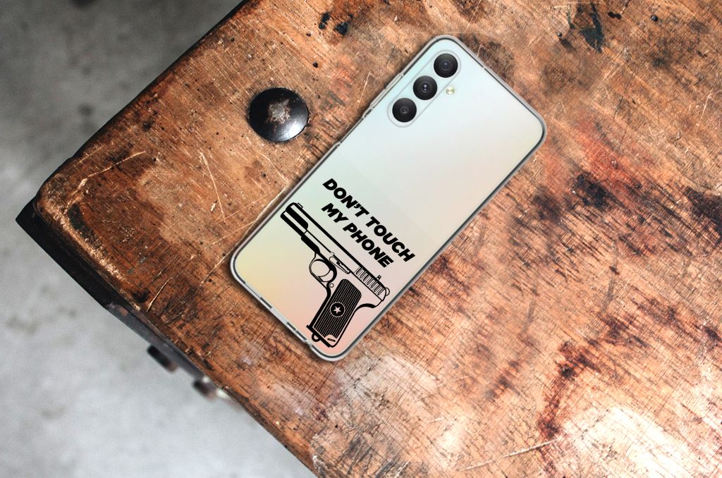 Samsung Galaxy A05S Silicone-hoesje Pistol DTMP achterkantontwerp telefoonhoesje