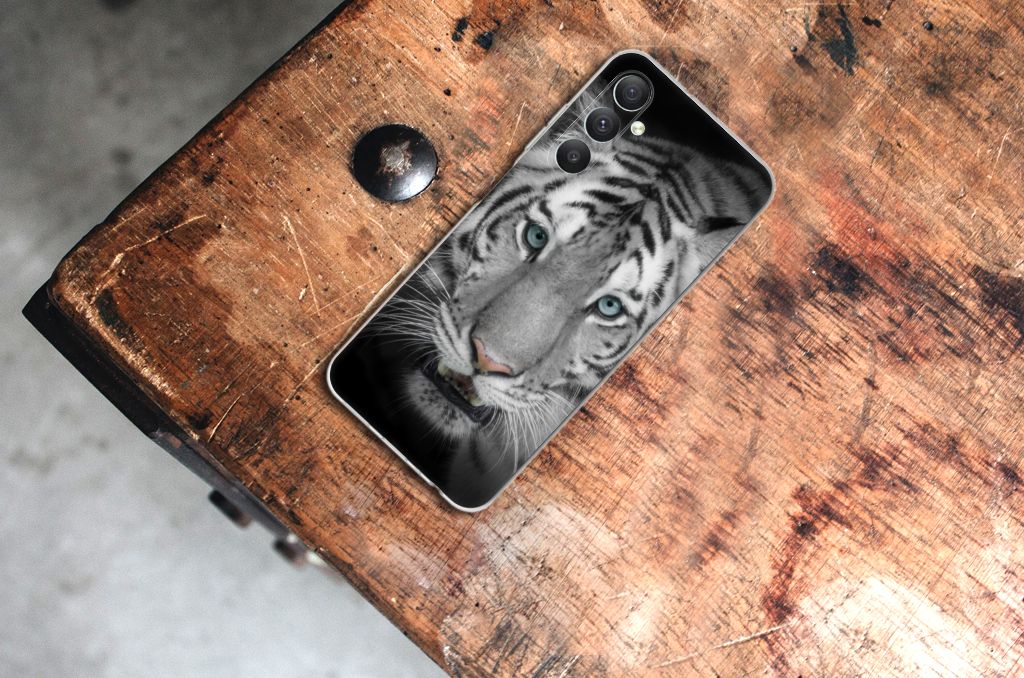 Samsung Galaxy A05S TPU Hoesje Tijger tijger design voorkant